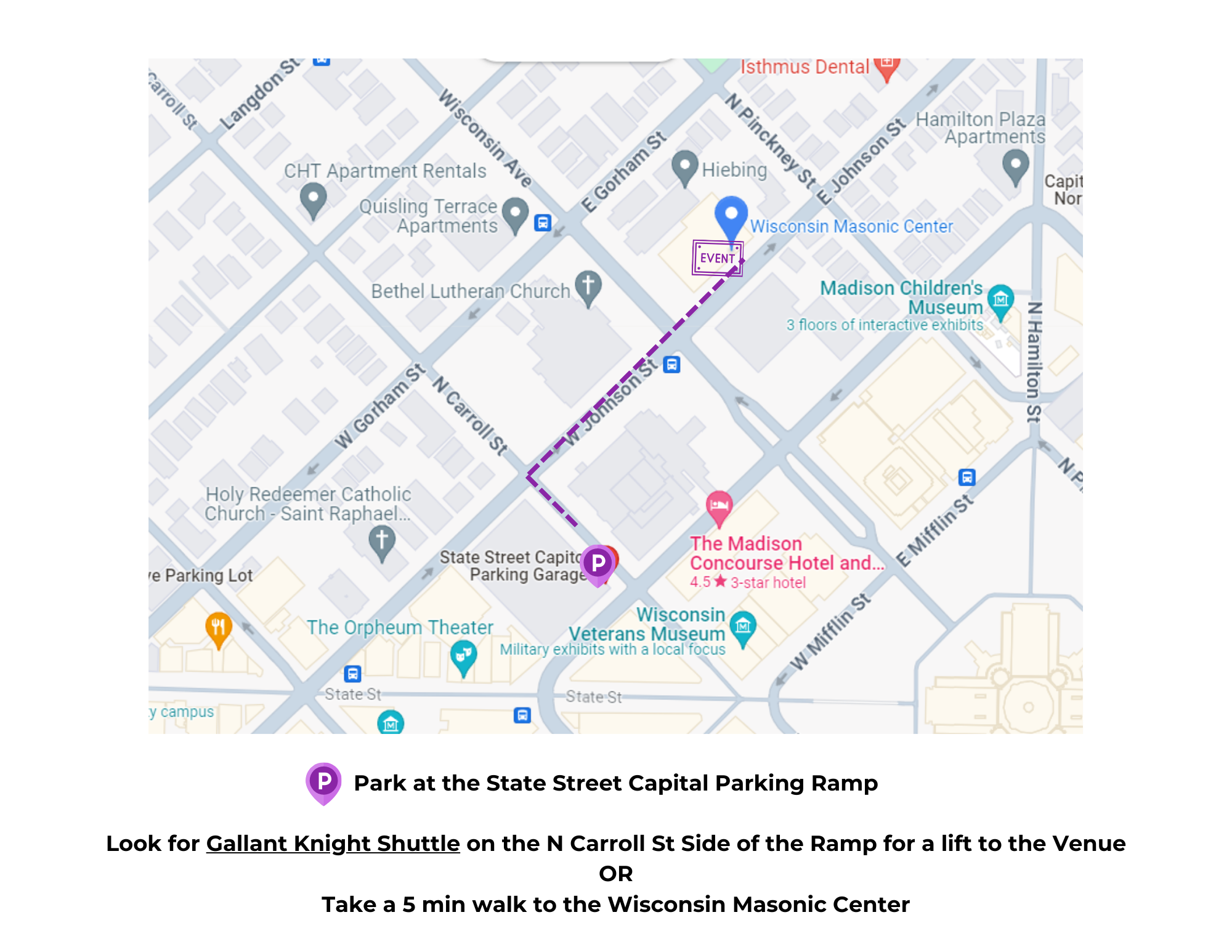 Parking Details for 2024 Women In Focus "I Have a Dream Ball" - Women ...